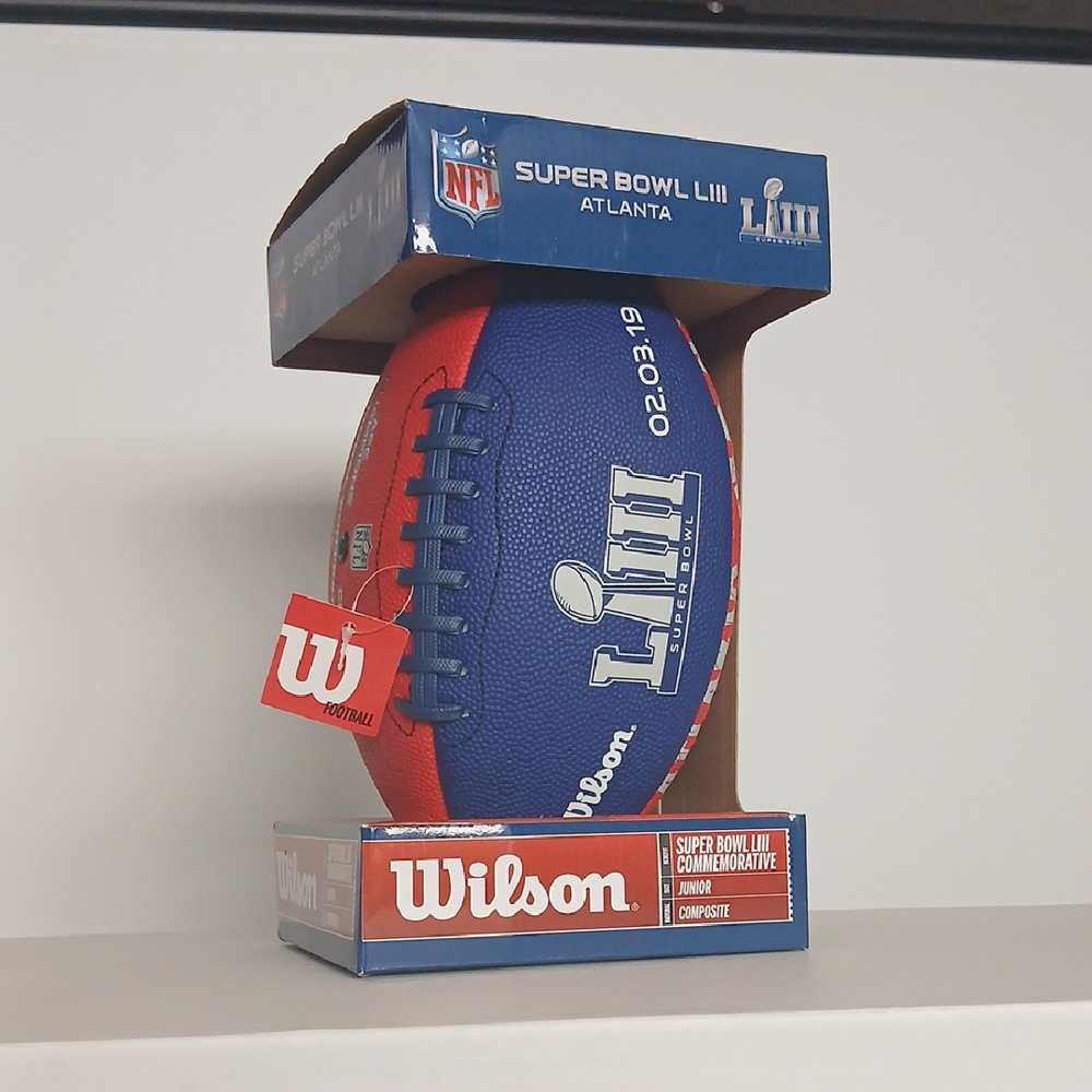 Wilson Super Bowl LIII Atlanta Commemorative Football - Picture 1 of 6